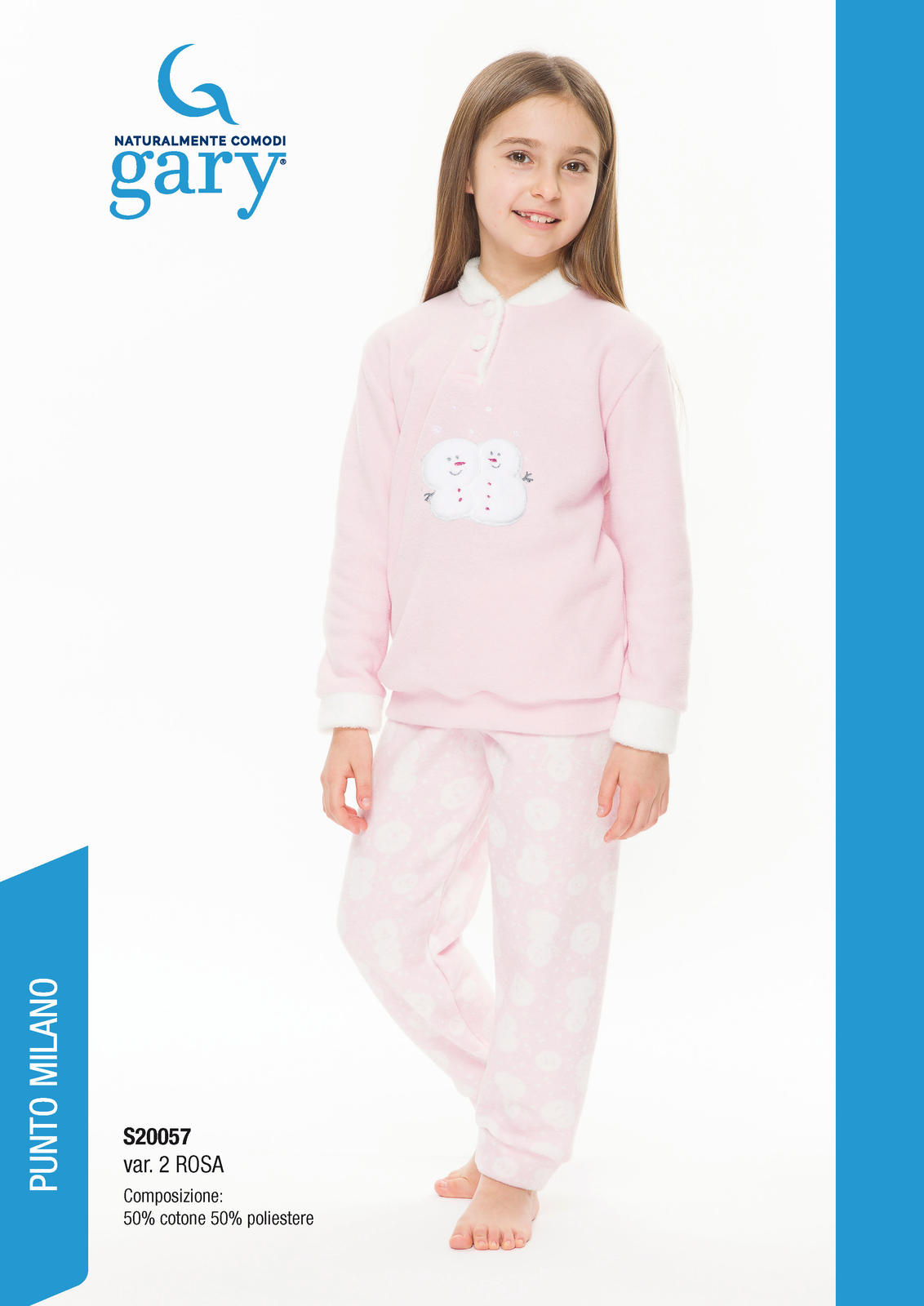 PIGIAMA BAMBINA M/L S20057 Tellini S.r.l. Ingrosso Abbigliamento